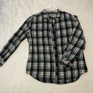 EUC Carhartt flannel shirt, size Large
